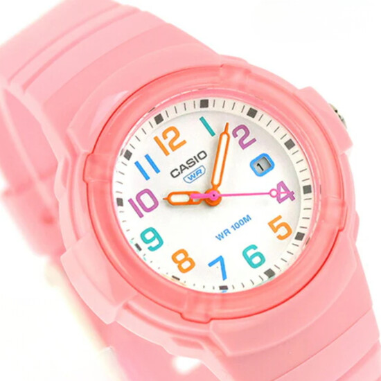 Reloj CASIO LX800H-4AVDF Resina Rosada Esfera 34mm 0