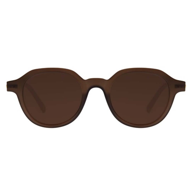 Lentes De Sol Alok Redondo - Unisex Marrón/marrón