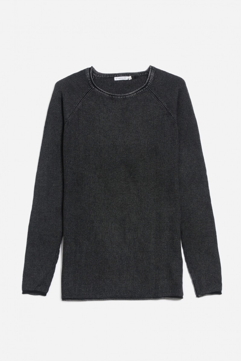 Sweater manga ranglán - Negro 