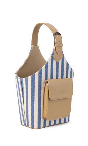 POSATERMO Y MATE TANZANIA TELAR RAYAS AZUL