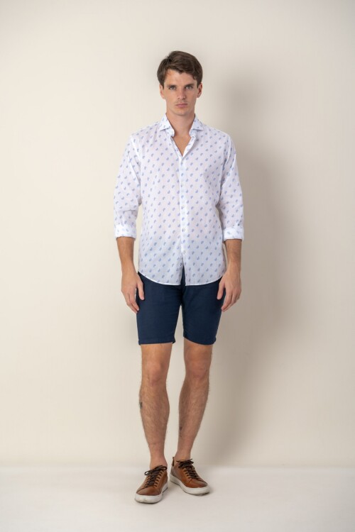 Camisa Paisley Lino Camisa Paisley Lino