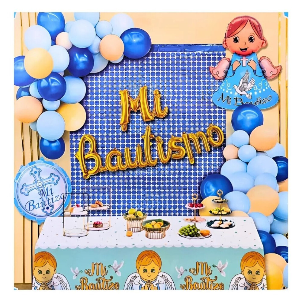 Set De Globos Para Fiesta De Bautismo Set De Globos Para Fiesta De Bautismo