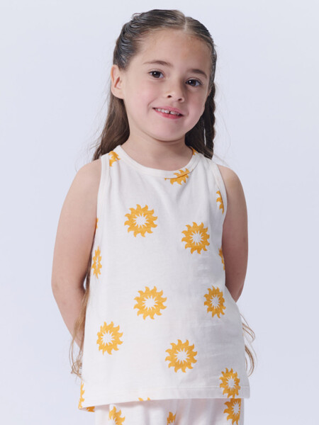 Musculosa Nudo Espalda Sol Crudo
