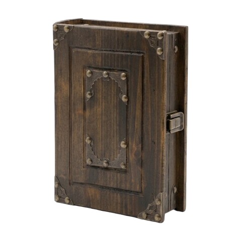 CAJA LIBRO MARRON GDE Unica