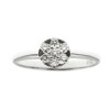 Anillo Carmen en oro blanco 18k con brillantes Anillo Carmen en oro blanco 18k con brillantes