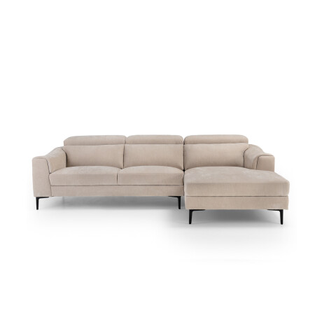 Rinconera Luke - Tela Microfibra - Chaise Derecho 6686-4 Beige