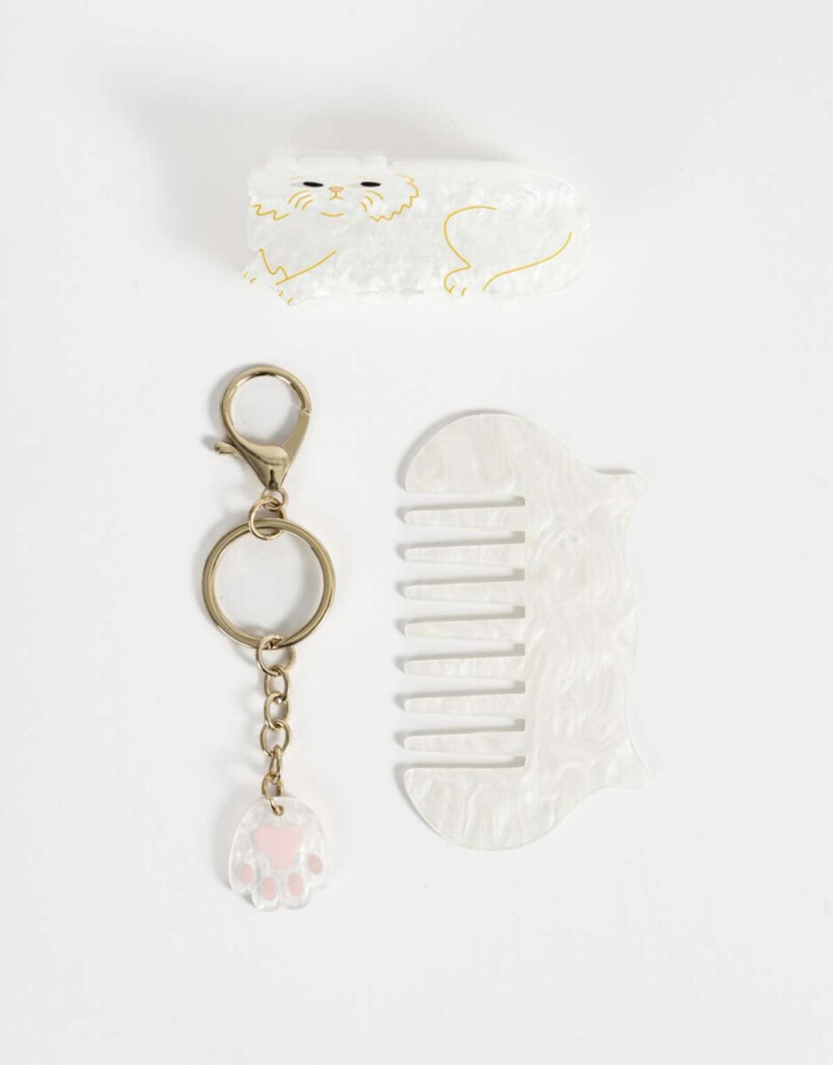 Set De Accesorios Regalables - Blanco Crudo 