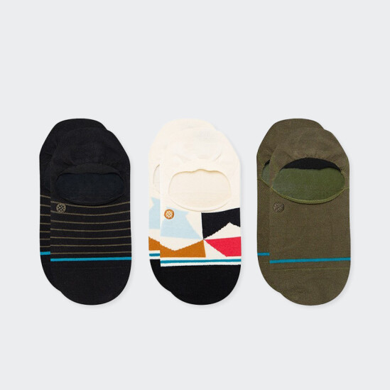 Medias Stance Zing Pack X3 Negro