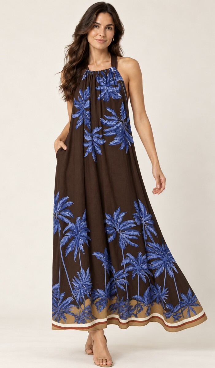 VESTIDO MARILYN - MARRÓN 