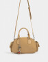 Bowling Cartera Bowling Con Charm - Marron Beige