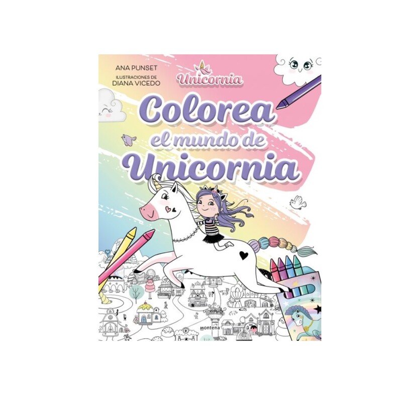 Libro Para Colorear De Unicornia LIBRO PARA COLOREAR DE UNICORNIA