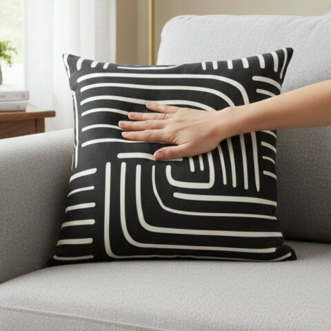 Almohadón Decorativo 45x45 cm - Figuras 07 – Cojín Suave para Cama y Living Almohadón Decorativo 45x45 cm - Figuras 07 – Cojín Suave para Cama y Living