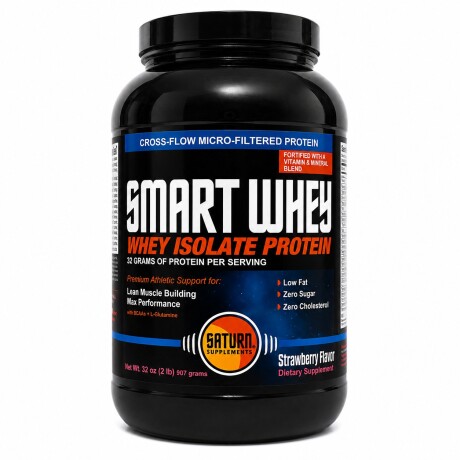 Saturn Supplements Smart Whey Isolado 2lb Frutilla