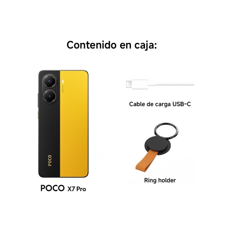 Celular Xiaomi Poco X7 Pro 512GB 12GB Yellow 5G DS Celular Xiaomi Poco X7 Pro 512GB 12GB Yellow 5G DS