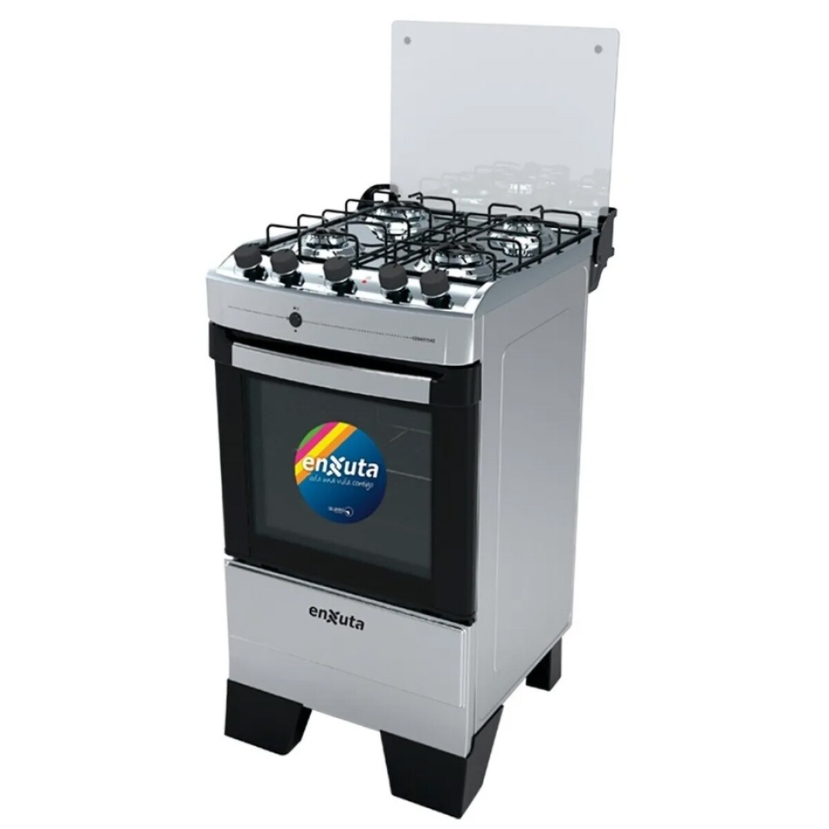 Cocina Supergas Enxuta Cenx27542i - COCINA ENXUTA GAS GRILL INOX CENX27542I 