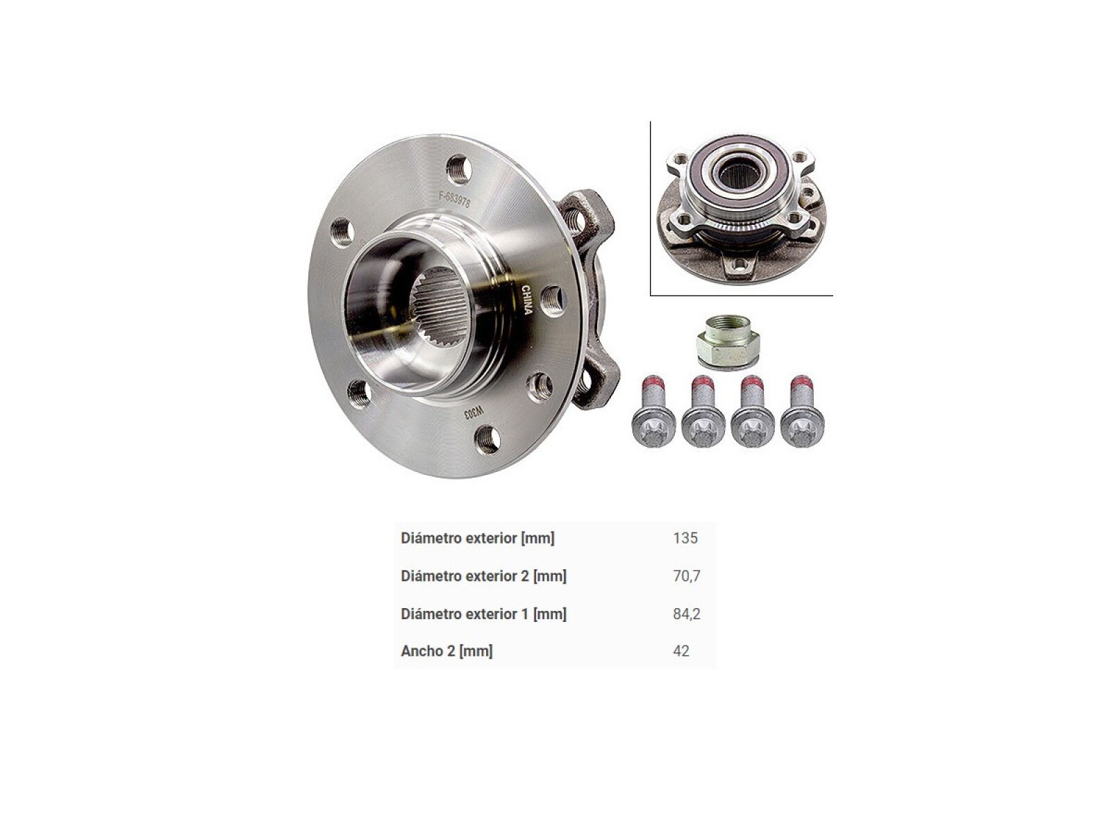 Rued Delantera Maza-Fiat/Toro 