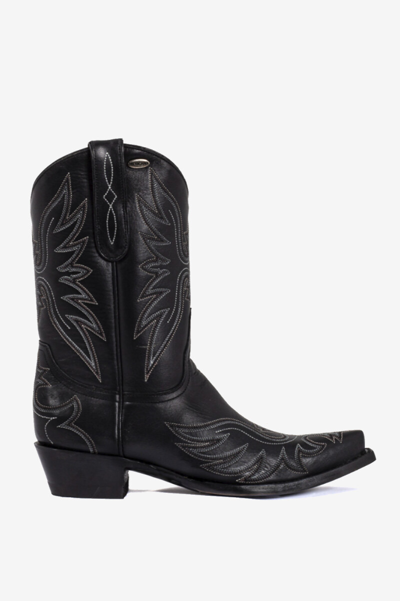 BOTA TEXANA AGUILA MEX Negro