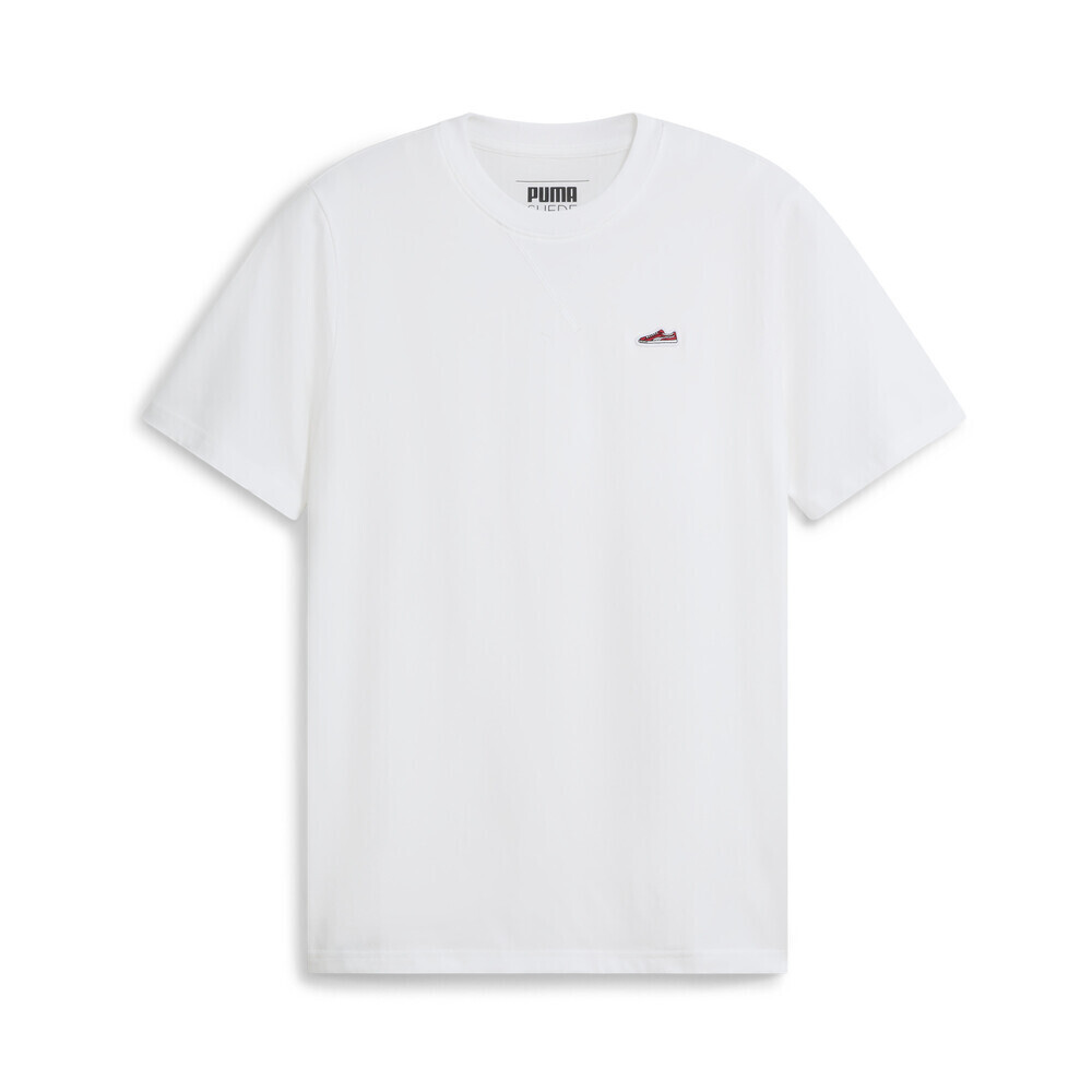 Suede Tee - Hombre White