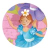 Puzzle Siluetas 42x30cm 36 Pcs 4+ La Bailarina y la flor