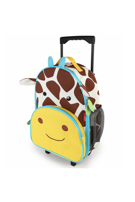 Mochila con rueditas, diseño jirafa Sin color