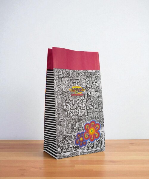 Bolsa sin asa 14x8x26 cm DISTROLLER B&W