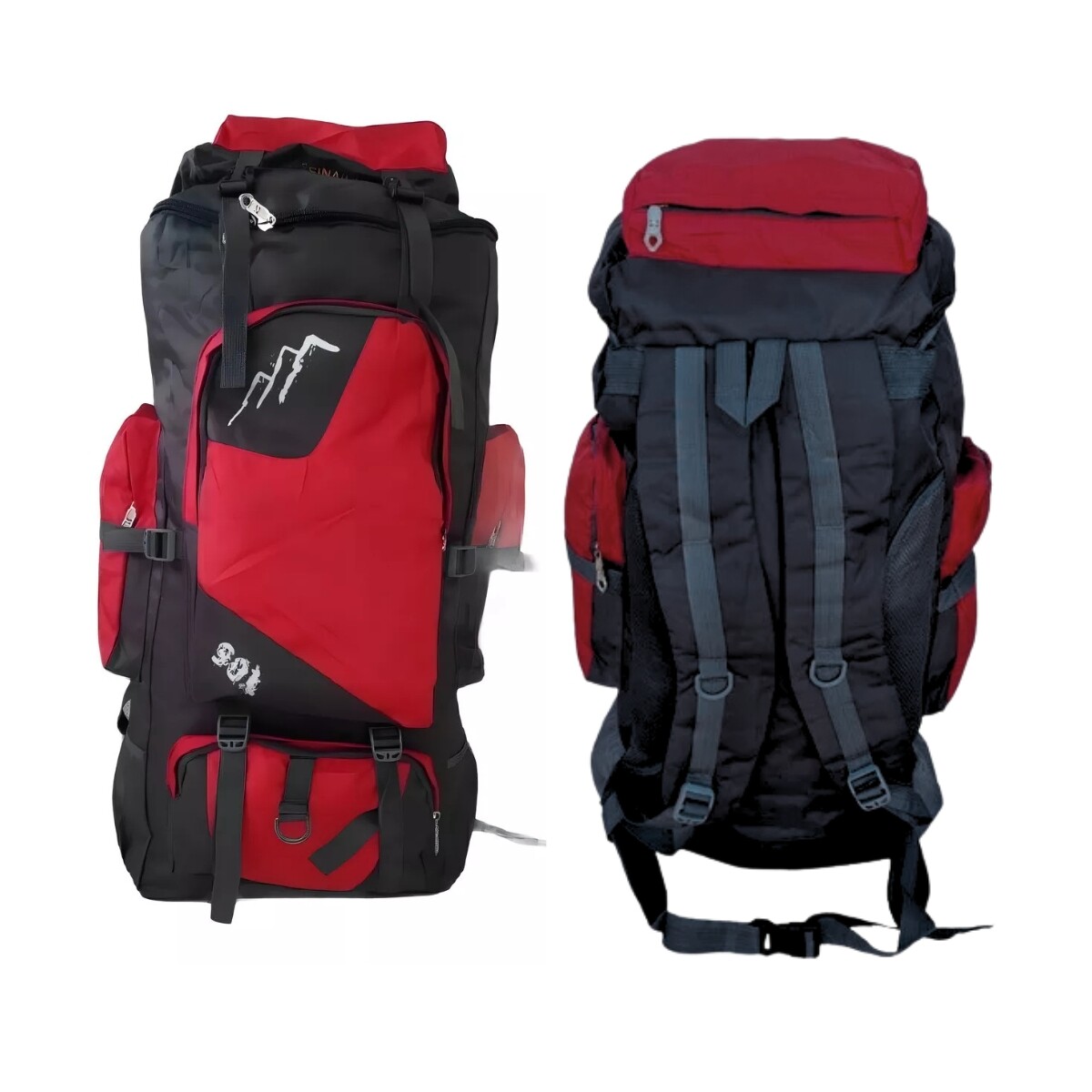 Mochila para Camping 90 Litros GX0203 - ROJO 