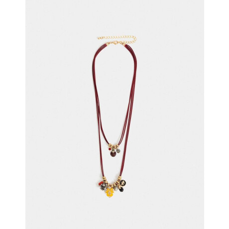 Collar Corto Multi Dijes Dorado
