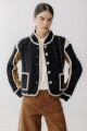 PRE VENTA Chaqueta Mena Negro y Camel