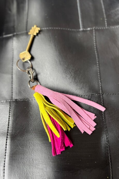 Llavero Flecos Multicolor