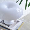 Lampara de mesa retro Mushroom blanco