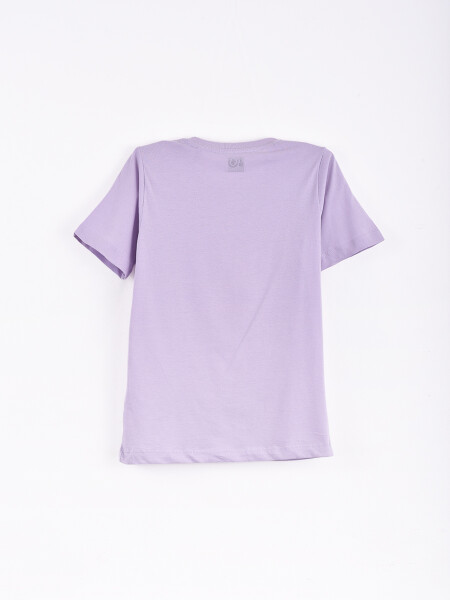 REMERA POLA LILA