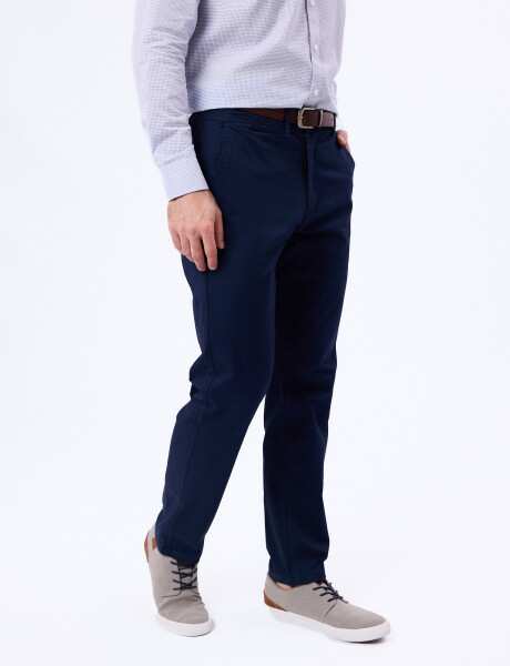Pantalon chino azul