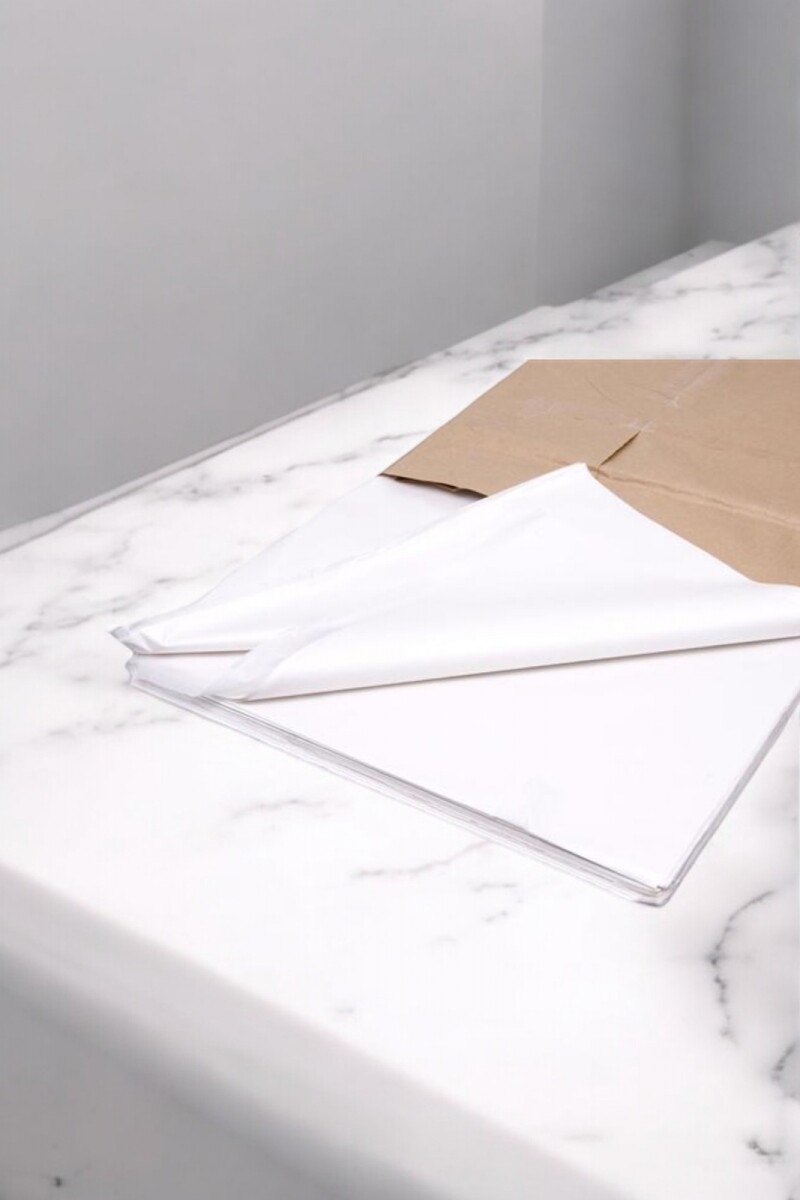 Papel Seda 75x50 cm - BLANCO 