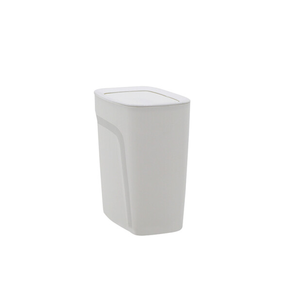 Papelera "COMPACTO" 8.5 Lt. polipropileno blanco TD0469