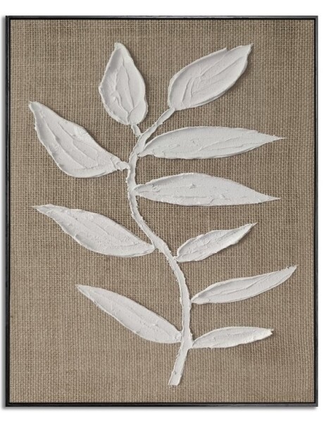 CUADRO CANVAS 40x50cm MARCO HOJA ARPILLERA 1 CUADRO CANVAS 40x50cm MARCO HOJA ARPILLERA 1