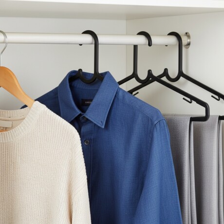 Pack x48 Perchas NEGRO