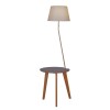 VELADOR DE PIE TRIA CON PANT BEIGE Ø40 E27 VELADOR DE PIE TRIA CON PANT BEIGE Ø40 E27