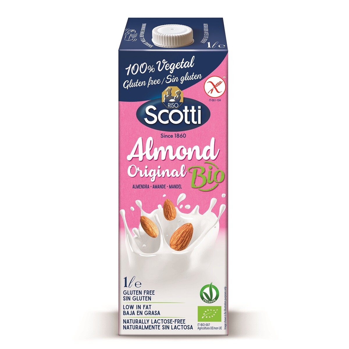 Leche De Almendra Original Riso Scotti 1 L. 