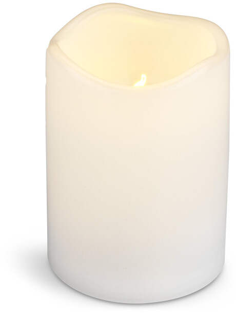 Vela pilar LED SOREN Ø8xA13cm blanco Vela pilar LED SOREN Ø8xA13cm blanco