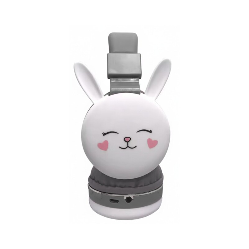 Auriculares bluetooth inalámbricos infantiles diseño conejo blanco Auriculares bluetooth inalámbricos infantiles diseño conejo blanco
