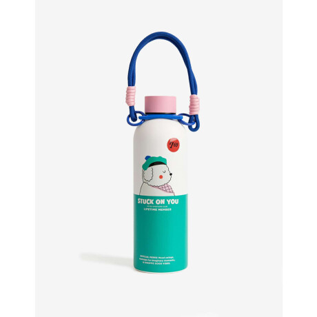 Botella Metálica Estampada Combinacion Multicolor