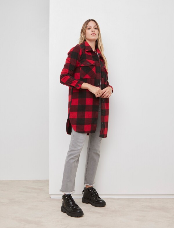 Sobrecamisa Cuadrille NEGRO/ROJO