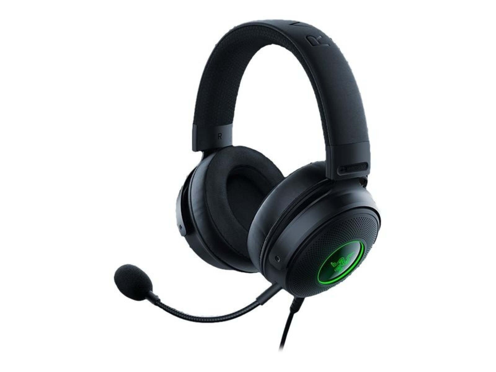 Razer Kraken V3 HyperSense - Auricular - tamaño completo - cableado - USB-A - aislamiento de ruido 