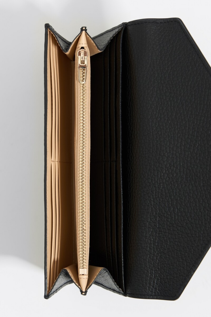 BILLETERA CONTINENTAL PIEL Negro