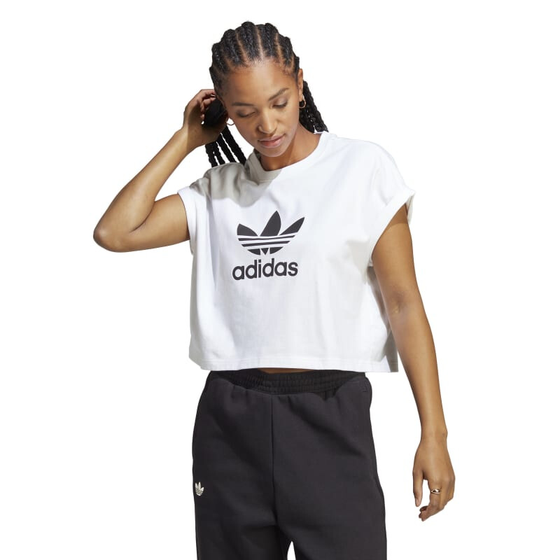 Remera Adidas Original de Mujer - IC5467 Blanco