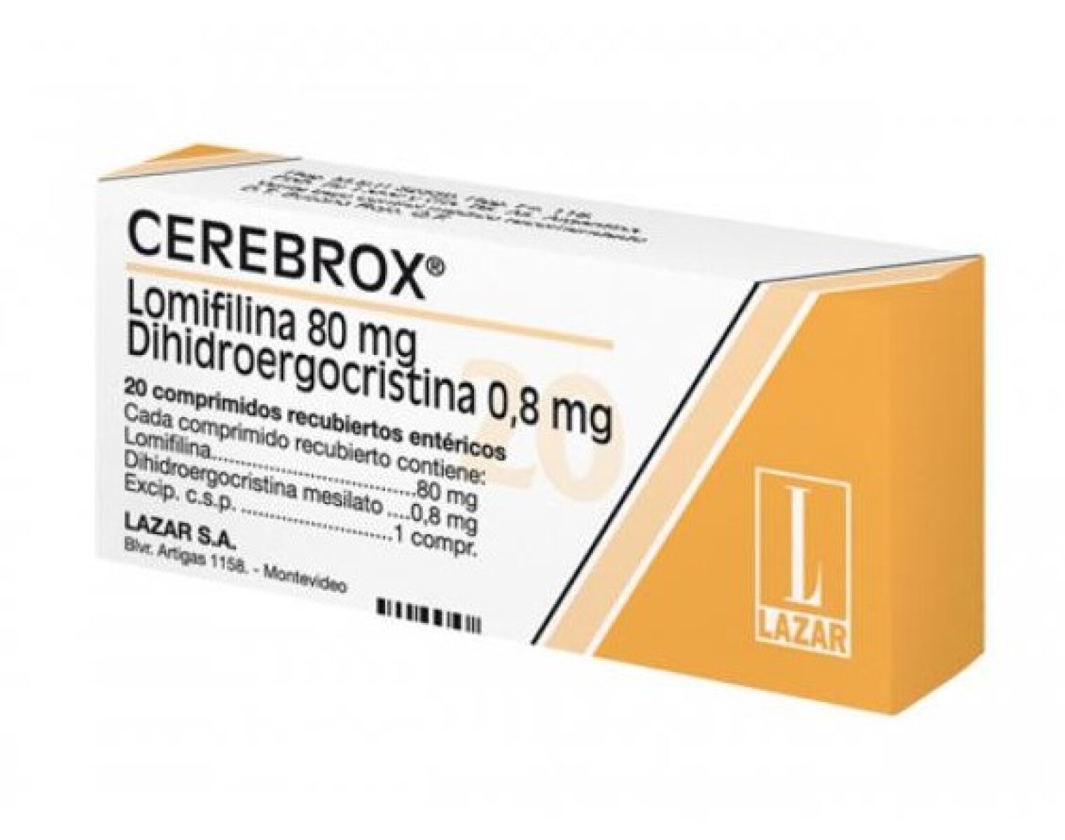 Cerebrox 20 Comprimidos 