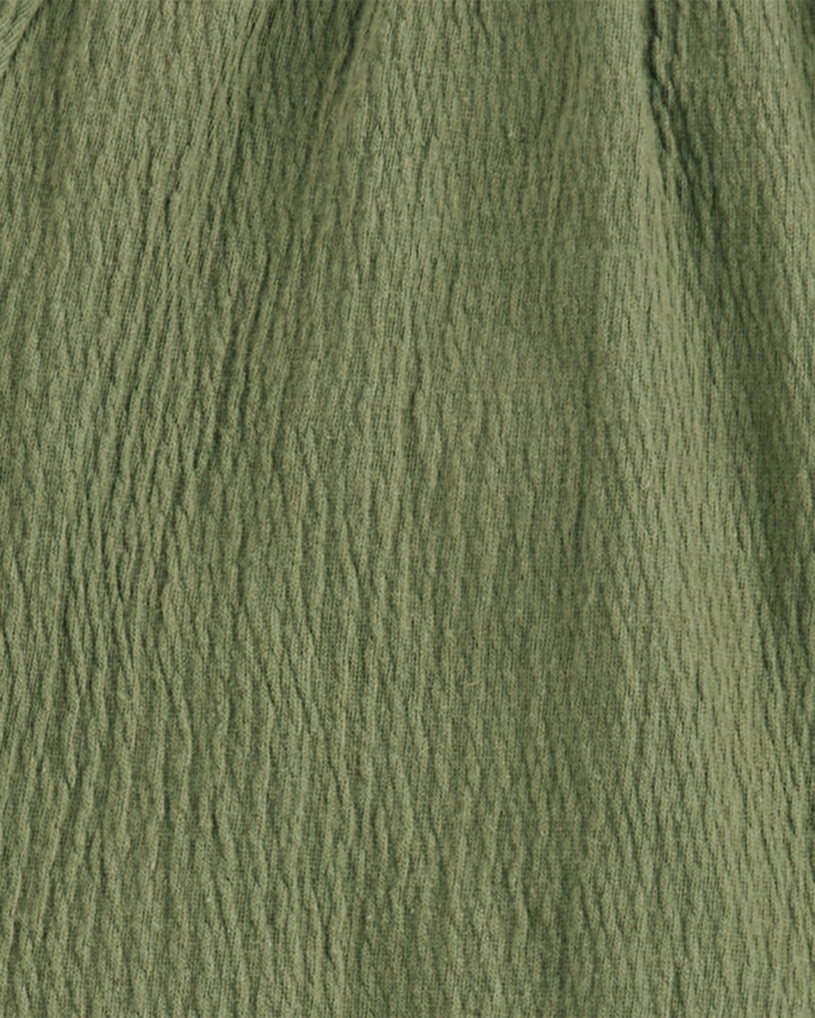 Set dos piezas, pantalón de algodón y blusa de jersey arrugado Sin color