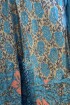 Vestido de seda Vida Tonos turquesa