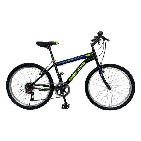BICICLETA ALPINA MAN R. 24 BACCIO - NEGRO/VERDE BICICLETA ALPINA MAN R. 24 BACCIO - NEGRO/VERDE