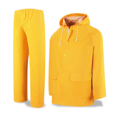 EQUIPO DE LLUVIA NYLON AMARILLO TALLE M PAULISTA ++ N/a